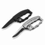Factory direct selling boxing gloves folding knife stainless steel outdoor folding knife multifunctional camping knife folding knife self-defense boxing knife
