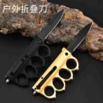Factory Outlet Folding Knife Stainless Steel Folding Knife Camping Self-Defense Folding Outdoor Knife Multifunctional Gloves Folding Knife - Image 2