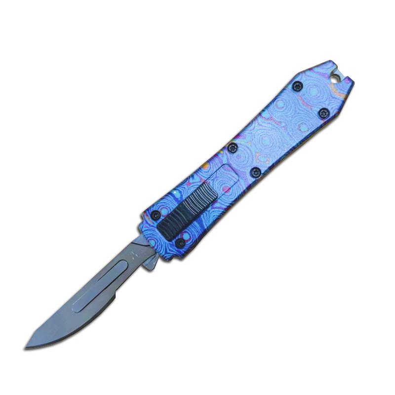 17.jpg mini otf surgery knife, removable blade,pocket EDC keychain knives--SBM-SS017 - Image 1
