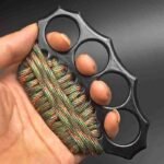 Iron four-fingered glove refers to the tiger summoner legal martial arts fighter support ring ring defense boxer buckle - Image 4