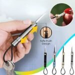 2022 Portable Stainless Steel Knife Key Chain Hanging Gift Mini Outdoor Car Self-defense EDC Tool Pendant Express Knife - Image 2