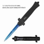 5.5inch Italian Mafia Blue Blade OTF Knife