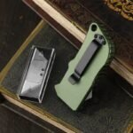 utility Knives，5PCS Blades Survival Pocket Knife Paper Box Cutter Portable DIY Stationery Hand Tools Multitool - Image 2