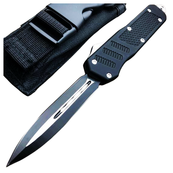 Canivete OTF automático 5,5 pol. preto TK384-03