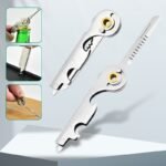 Brand New Stainless Steel Multifunctional Key Tool Bottle Opener Rotary Screwdriver Outdoor Knife Gift - Image 4