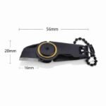 EDC Gear Mini Knife Blade Outdoor Camp Survive Box Cutter Package Open Pare Peeler Peel Cut Fold Pocket Tools Opener Parcel - Image 2