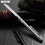 Mini D2 Folding Knife Portable Knife Stainless Steel Sharp Knife Field Mini Fruit Knife for Home Kitchen Knife/Camping Tools - Image 2