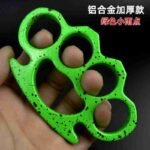 Cross-border version thickened aluminum alloy four-finger glove martial arts fight iron four-finger hand buckle fist ring defense finger tiger knuckle ring - Image 4
