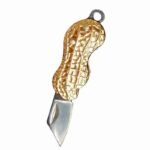 Outdoor Creative Peanut Shaped Mini Key Pocket Knife Stainless Steel Portable Folding Knife Cutter Necklace Knife Fruit Knife - Image 10