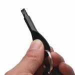 Outdoor Self Defense Pocket Keychain Multifunctional Portable EDC Survival Tool Set Screwdriver Key Flathead Cross Silver Black - Image 6