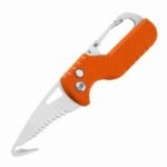 Portable Multifunctional Express Parcel Knife, Keychain, Serrated Hook, Carry-on Unpacking, Emergency Survival Tool Box Opener - Image 3