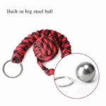 Portable Outdoor Self Defense Survive Hanging Knot Ball Hand Weaving Umbrella Rope Body Self-defense Ball Key Chain Pendant - Image 3