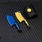 Stainless Steel Multiple Colour Sharpened Blade Tiny Mini Knife Palm Kitchen Knife Key Decoration Tool Envelope Opener Key Ring - Image 8