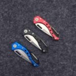 Survival Knife Mini Portable Fold Camping Tactical Folding Pocket Ring Outdoor Tools Hunting Edc Stainless Steel Key - Image 2