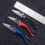 Survival Knife Mini Portable Fold Camping Tactical Folding Pocket Ring Outdoor Tools Hunting Edc Stainless Steel Key - Image 4