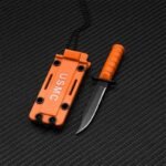 Swayboo survival knife sawtooth blade  fixed Portable Mini Necklace Small Straight Knife case Fruit Knife hunting - Image 5