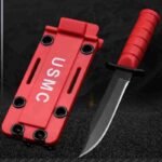 Swayboo survival knife sawtooth blade  fixed Portable Mini Necklace Small Straight Knife case Fruit Knife hunting - Image 7