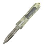 5.5 inch Damascus pattern pagan otf knife-TK505-03 - Image 2