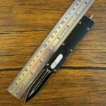 4 INCH GOLD Silver SIDED BLADE double edged switchblade KNIFE-TK025 - Image 2