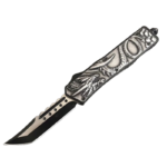 5.5 INCH OTF Gold Dragon Pocket Knife - Image 4