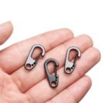 2/4Pcs D Carabiner D-Ring Key Chain Spring Clips Mini Aluminium Alloy Hang Buckle Survival EDC Gear Outdoor Camping Keyring Tool - Image 2