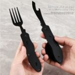 Utensílio de corte para churrasco/camping 4 pol. aço inox FC-9057 para atacado B2B - Image 3