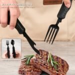 Utensílio de corte para churrasco/camping 4 pol. aço inox FC-9057 para atacado B2B - Image 4