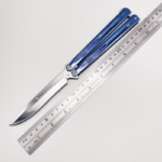 7075 Aluminum Clone Balisong Flipper Butterfly Trainer Knife Lining Handle Bushings System - Image 4