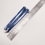 7075 Aluminum Clone Balisong Flipper Butterfly Trainer Knife Lining Handle Bushings System - Image 3