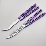 7075 Aluminum Clone Balisong Flipper Butterfly Trainer Knife Lining Handle Bushings System - Image 3