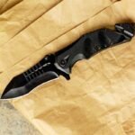 MT-A845 Spring Assist Folding Knife, Black Blade,camping Survival Tactical knives - Image 8