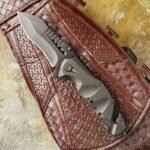 MT-A845 Spring Assist Folding Knife, Black Blade,camping Survival Tactical knives - Image 9