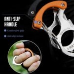 Carabiner Gadgets Brass Knuckles Survival Rings Multi-Functional Self Defense Outdoor Tools EDC Keychain Protector Bottle Opener - Image 3