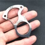 Carabiner Gadgets Brass Knuckles Tactical Survival Rings Multi-Functional Self Defense Tool EDC Keychain Protector Bottle Opener - Image 6
