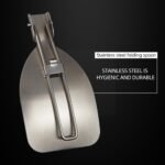 Folding Spatula Food Turner Fold Spoon Frying Shovel Stainless Steel Outdoor Camping Gear Cooking Accessories Picnic Equipment - Image 5