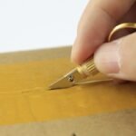 Mini Brass Capsule Pocket Portable Survival Knife - Image 6