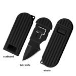 Mini Fixed Blade Knife With Sheath Keychain EDC Pocket Knives Mini Box Opener Cutter Outdoor Survival Self Defense Neck Knife - Image 2