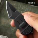 Mini Fixed Blade Knife With Sheath Keychain EDC Pocket Knives Mini Box Opener Cutter Outdoor Survival Self Defense Neck Knife