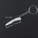 Mini Folding Knife Pendant Keychains Outdoor Hiking - Image 6