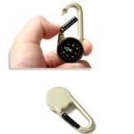 Mini Lightweight Compass Multifunctional Carabiner Keychain Outdoor Camping Tool Hiking Tourism Equipment - Image 3