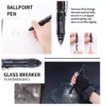 Multifunctional Tactical Pen Mobile Phone Holder Tactical Self-Defense Pen Touch Screen Pen Outdoor Survival Tool With Compass - Image 6