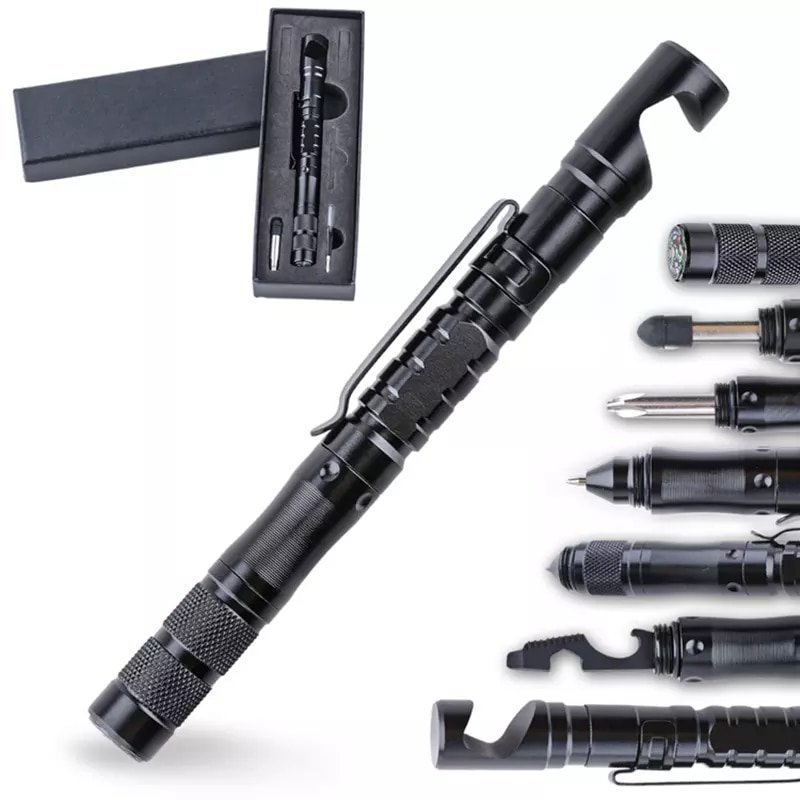 Multifunctional-Tactical-Pen-Mobile-Phone-Holder-Tactical-Self-Defense-Pen-Touch-Screen-Pen-Outdoor-Survival-Tool.jpg Multifunctional Tactical Pen Mobile Phone Holder Tactical Self-Defense Pen Touch Screen Pen Outdoor Survival Tool With Compass - Image 1