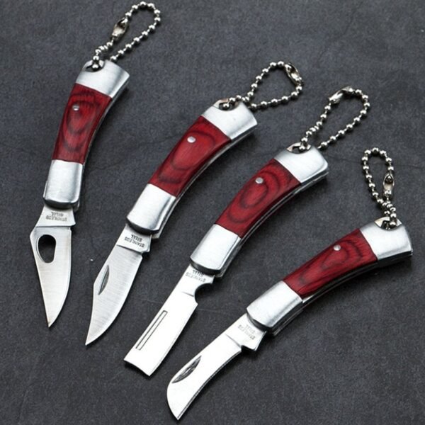 Utensílio de corte para churrasco/camping cabo madeira FC-8070