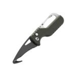Outdoor Camping Portable Folding Knife Multifunctional Serrated Hook Knife Stainless Keychain Survival Cutter Tool Box Opener - Image 6