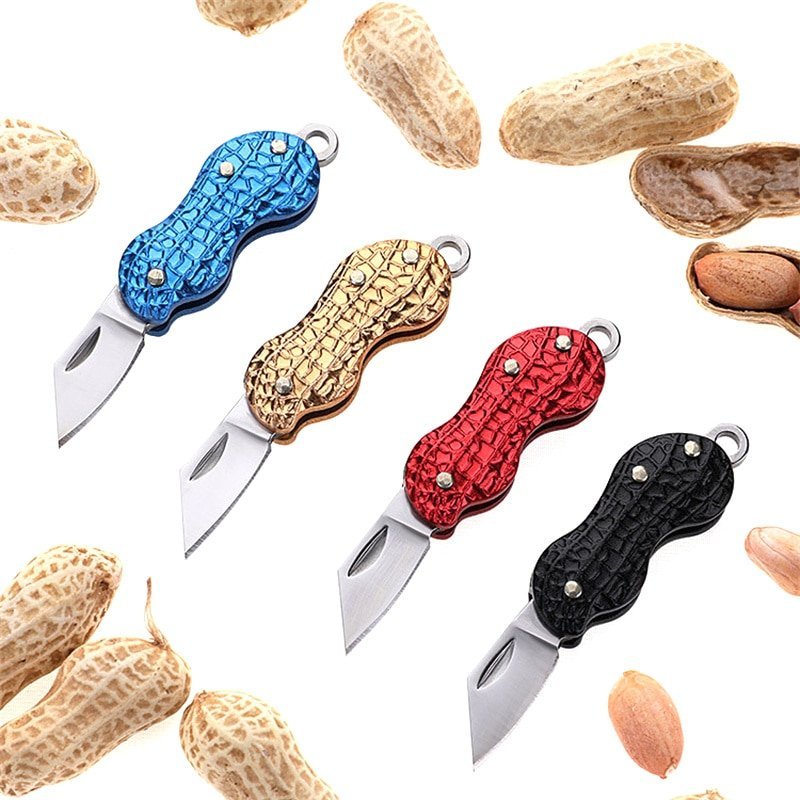 Peanut-Open-Box-Knife-Key-Chain-Pendant-Car-Chain-Key-Ring-Folding-Multifunctional-EDC-Tool-Folding.jpg Peanut Open Box Knife Key Chain Pendant Car Chain Key Ring Folding Multifunctional EDC Tool Folding Knife - Image 1