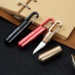 Portable Cutting Tool Brass Multi-function Mini Key Ring Pendant Tool Capsule Knife Tiny Cutting pocket keychain knife New - Image 2