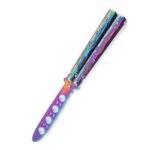 Portable Practice Butterfly Knife CSGO Balisong Trainer Stainless Steel Pocket Foldable Knife Training Tool for Outdoor Games - Image 4