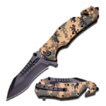 MT-A845 Spring Assist Folding Knife, Black Blade,camping Survival Tactical knives - Image 3