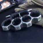 Self-defense wolf Brass knuckles finger jab vehicle mounted escape device ring ring thickened hand brace fist buckle - 1 - Image 5