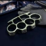 Self-defense wolf Brass knuckles finger jab vehicle mounted escape device ring ring thickened hand brace fist buckle - 1 - Image 6